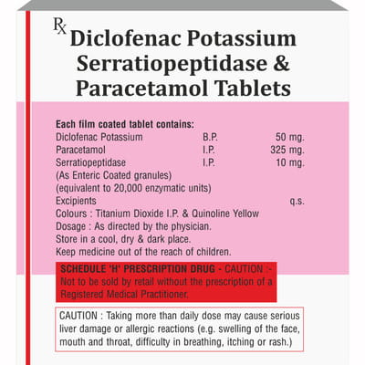 Dicamol Sr Plus Strip Of 10 Tablets