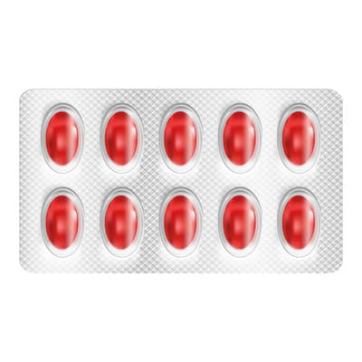Kufma Red Strip Of 10 Softgel Capsules
