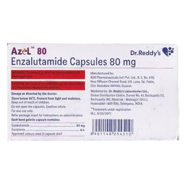 Azel 80 Strip Of 14 Capsules