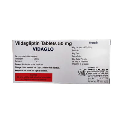 Vidaglo 50mg Strip Of 10 Tablets