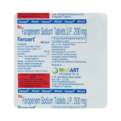 Faroart Strip Of 6 Tablets