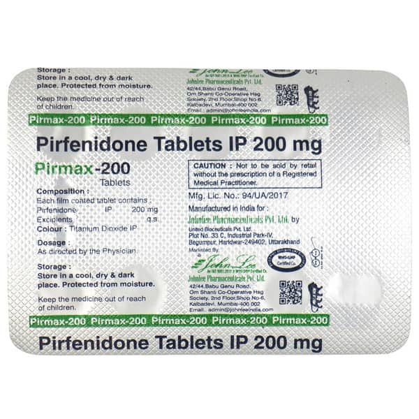 Pirmax 200mg Strip Of 10 Tablets