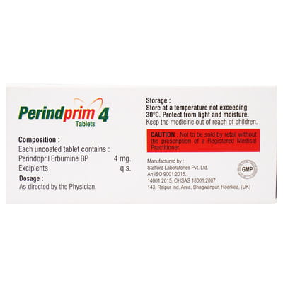 Perindprim 4mg Strip Of 10 Tablets