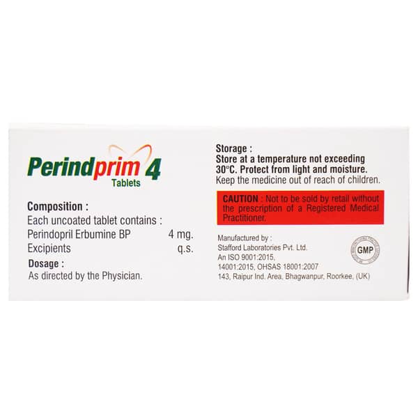 Perindprim 4mg Strip Of 10 Tablets