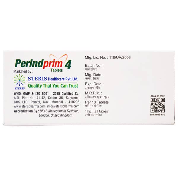 Perindprim 4mg Strip Of 10 Tablets