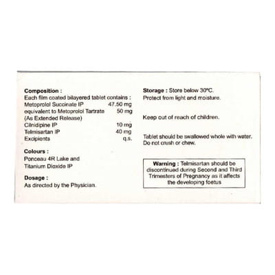 Met Xl Trio 50mg Strip Of 15 Tablets