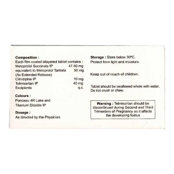 Met Xl Trio 50mg Strip Of 15 Tablets