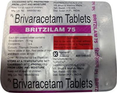 Britzilam 75mg Strip Of 15 Tablets