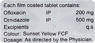 Ogit Oz 200/500 Mg Strip Of 10 Tablets