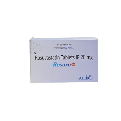 Rosuxo 20mg Strip Of 15 Tablets