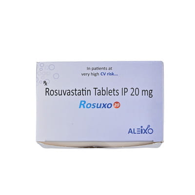 Rosuxo 20mg Strip Of 15 Tablets