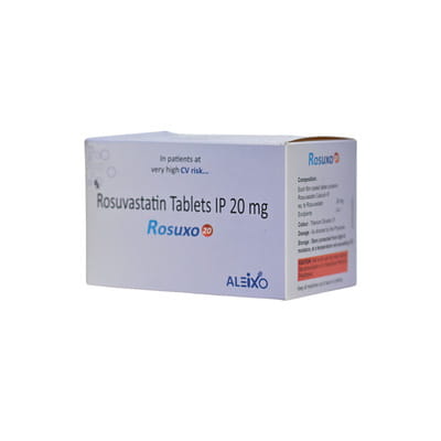 Rosuxo 20mg Strip Of 15 Tablets