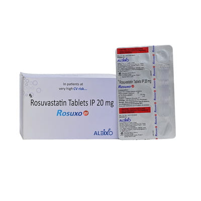 Rosuxo 20mg Strip Of 15 Tablets