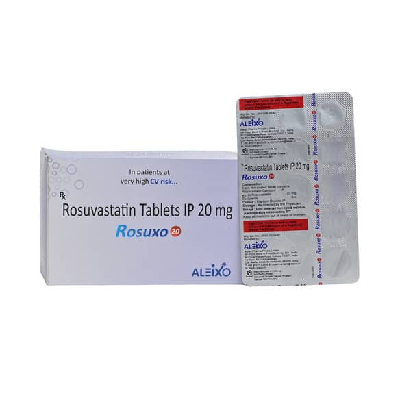 Rosuxo 20Mg Strip Of 15 Tablets