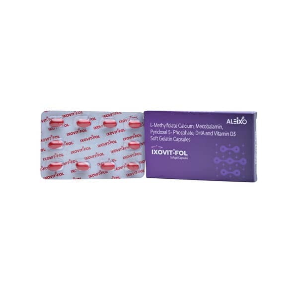 Ixovit Fol Strip Of 10 Softgel Capsules