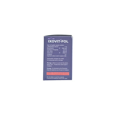 Ixovit Fol Strip Of 10 Softgel Capsules