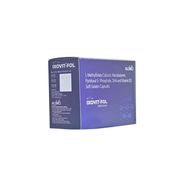 Ixovit Fol Strip Of 10 Softgel Capsules