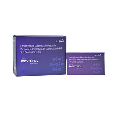 Ixovit Fol Strip Of 10 Softgel Capsules