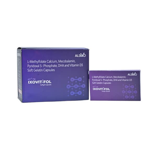 Ixovit Fol Strip Of 10 Softgel Capsules