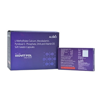 Ixovit Fol Strip Of 10 Softgel Capsules