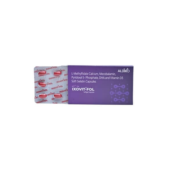 Ixovit Fol Strip Of 10 Softgel Capsules