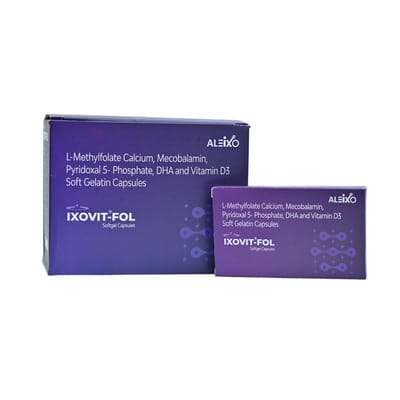 Ixovit Fol Strip Of 10 Softgel Capsules
