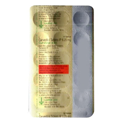 Carvistar 6.25mg Strip Of 15 Tablets