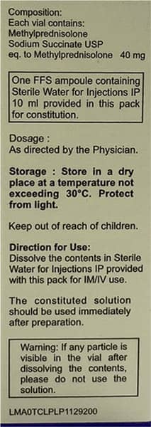 Nucort M 40mg Vial Of 1 Powder For Injection