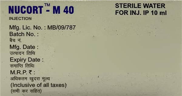 Nucort M 40mg Vial Of 1 Powder For Injection