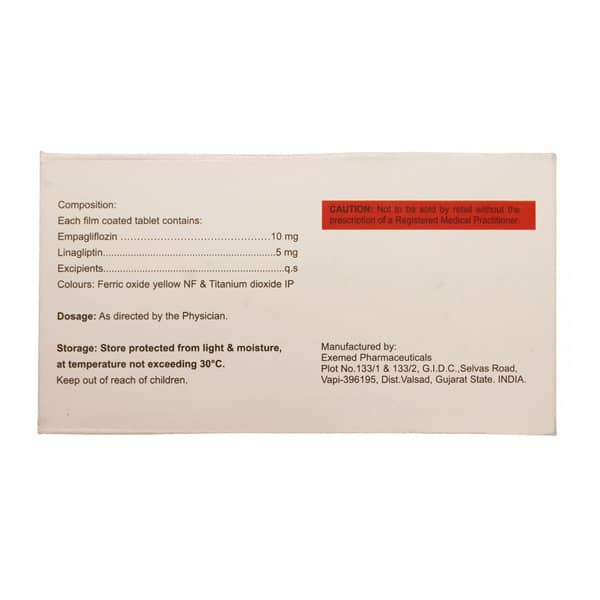 Empadoz L 10/5mg Strip Of 10 Tablets