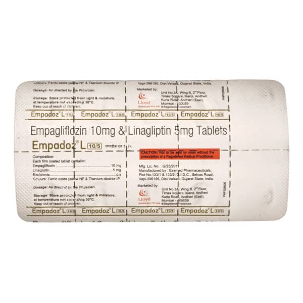 Empadoz L 10/5mg Strip Of 10 Tablets