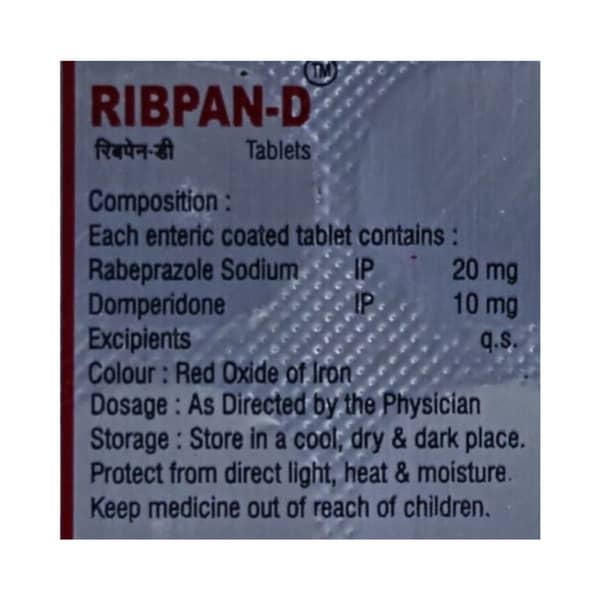 Ribpan D Strip Of 10 Tablets