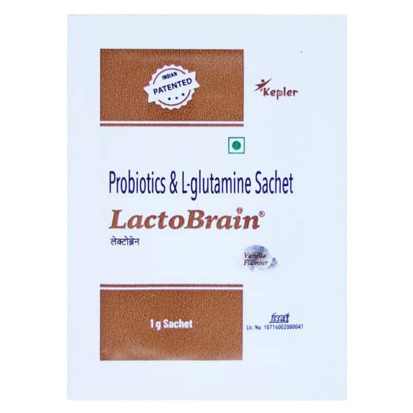 Lactobrain Vanilla Flavour Sachet Of 1gm Oral Powder