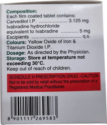 Carloc I 3.125mg Strip Of 10 Tablets