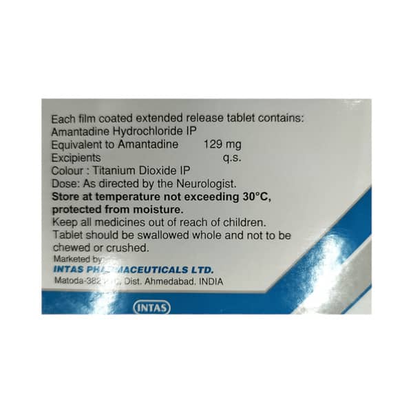 Amantex Er 129mg Strip Of 10 Tablets
