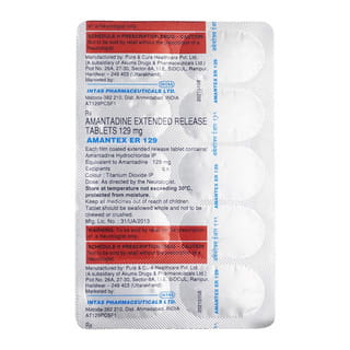 Amantex Er 129Mg Strip Of 10 Tablets