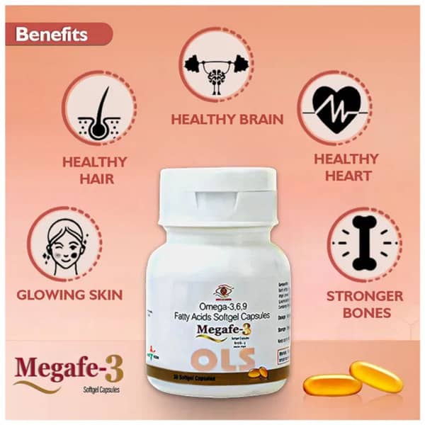 Megafe 3 Bottle Of 30 Capsules