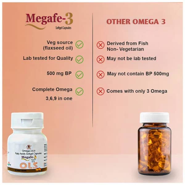 Megafe 3 Bottle Of 30 Capsules