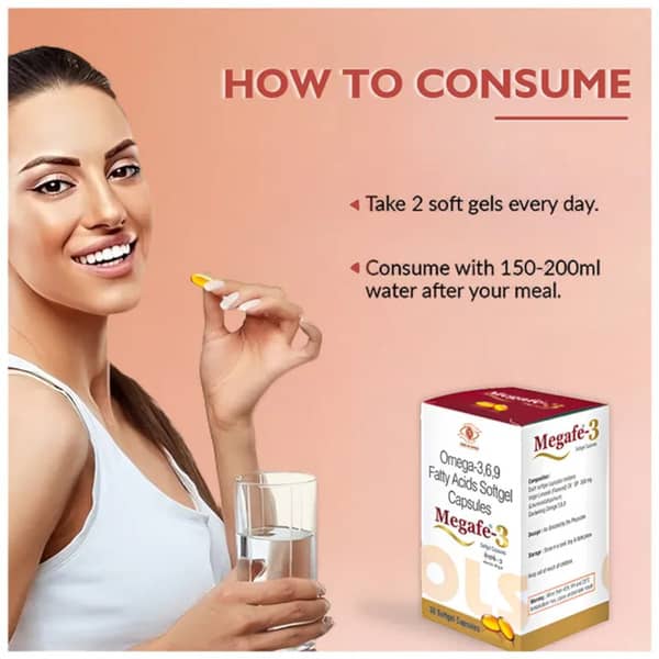 Megafe 3 Bottle Of 30 Capsules