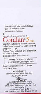 Coralan 5mg Strip Of 10 Tablets