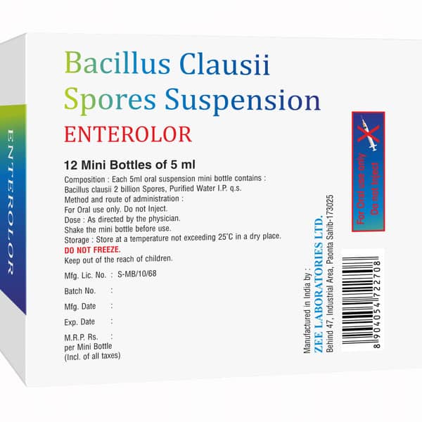 Enterolor Mini Bottle Of 5ml Suspension