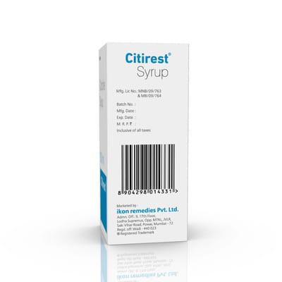 Citirest 500mg Bottle Of 100ml Syrup