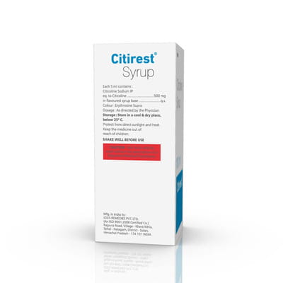 Citirest 500mg Bottle Of 100ml Syrup