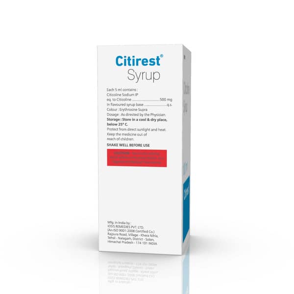 Citirest 500mg Bottle Of 100ml Syrup