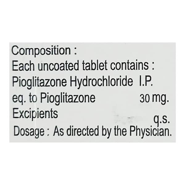 Diaglit 30Mg Strip Of 15 Tablets