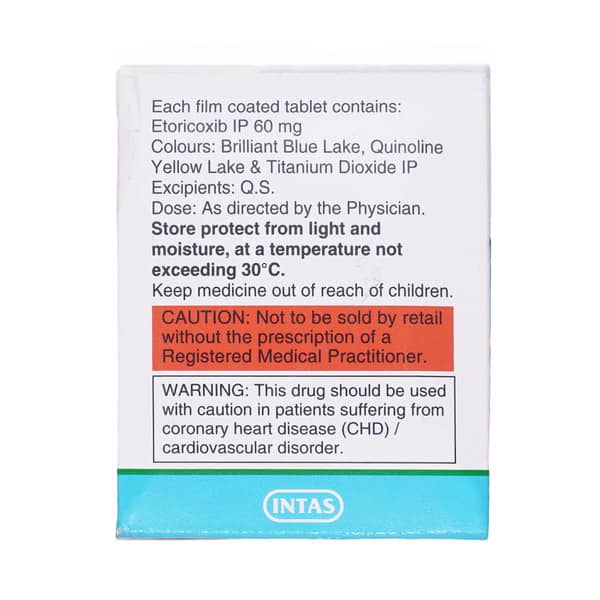 Intacoxia 60Mg Strip Of 15 Tablets