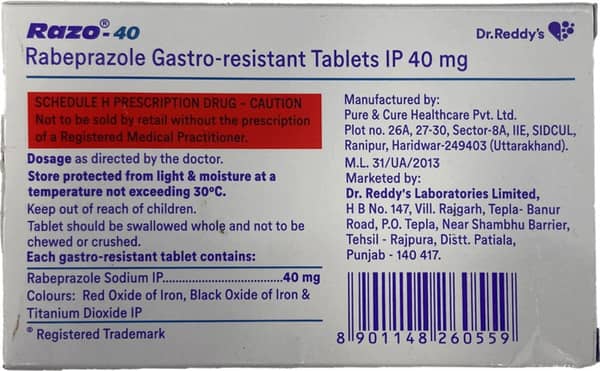 Razo 40 Tablet