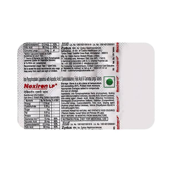 Nexiron Lp Plus Strip Of 10 Tablets