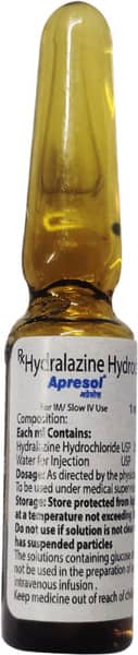 Apresol 20mg Ampoule Of 1ml Injection
