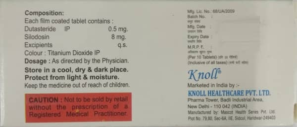 Silodonol-8D Tablet